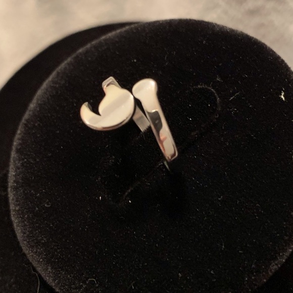 💐 925 Semi Colon Ring - Picture 4 of 4